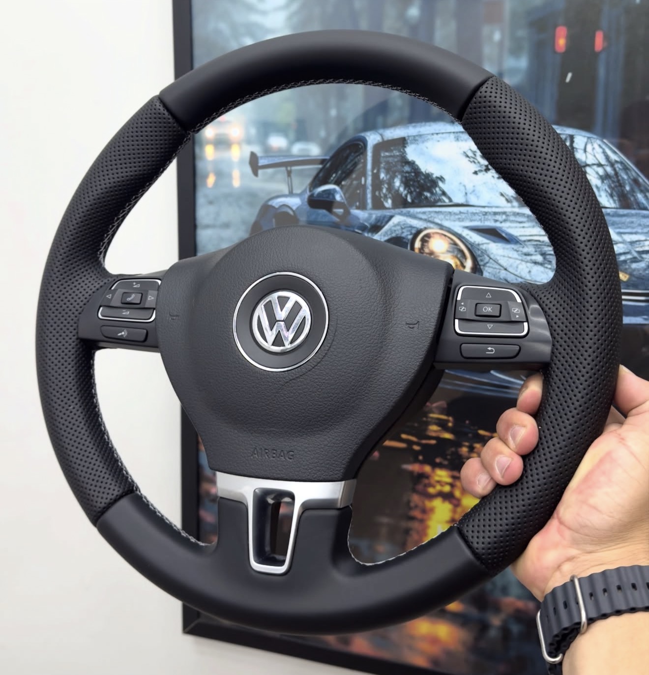 Serviço de revestimento de volante 4 da Revest Custom
